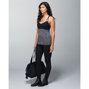 Lululemon Wunder Under Leggings Women’s Shine Dot Roll Down Pants Black Size 8